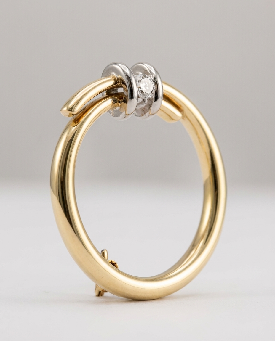 Broche rond