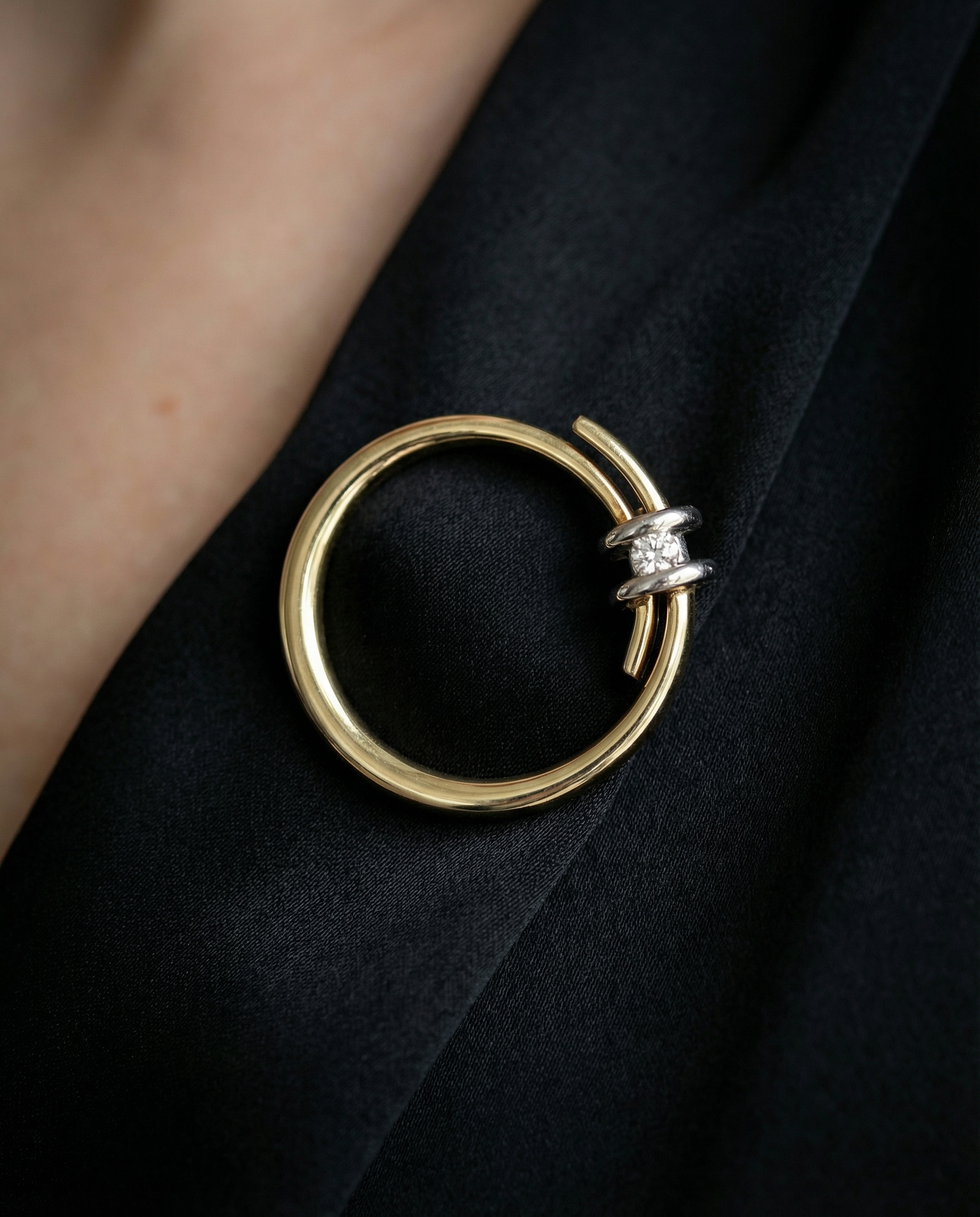 Broche rond