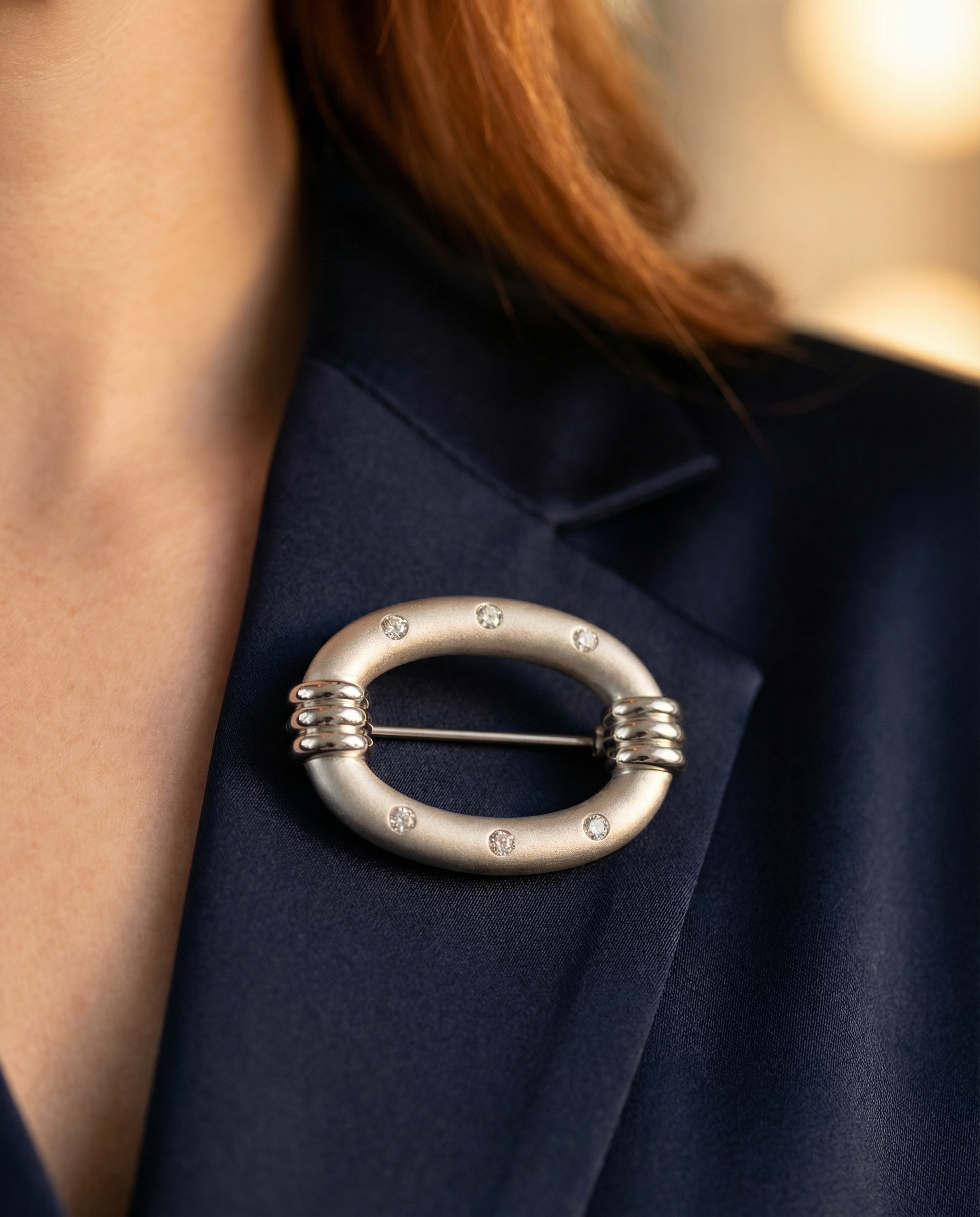 Broche ovaal