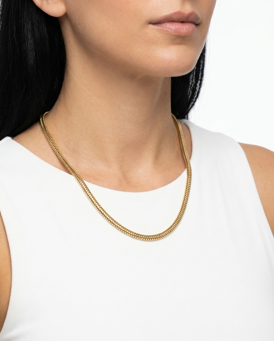 Slangen ketting 3mm